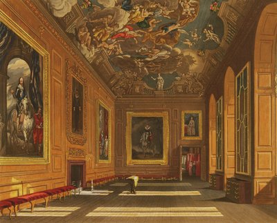 Der Präsenzsaal der Königin, Windsor Castle, aus 